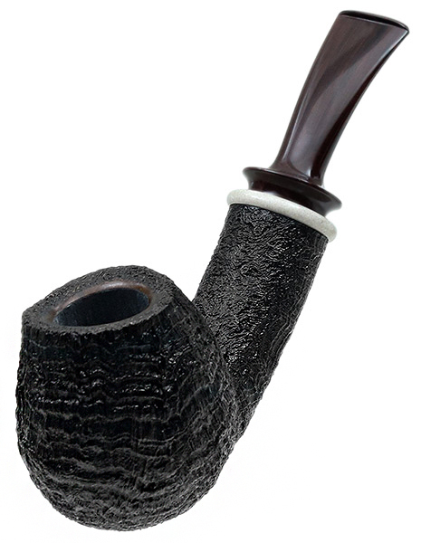 Bill Shalosky Sandblasted Bent Egg with Antler (271)