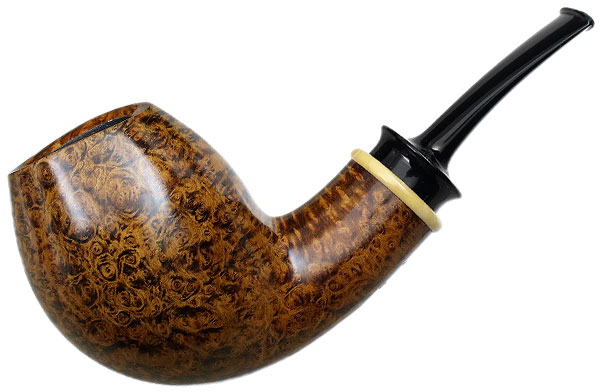 Bill Shalosky Smooth Bent Egg with Boxwood (299)