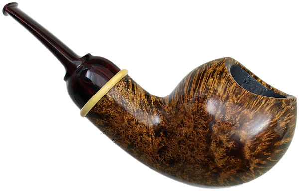 Bill Shalosky Smooth Asymmetric Bent Apple with Boxwood (301)