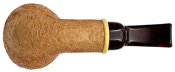 Bill Shalosky Sandblasted Bent Egg with Boxwood (366)
