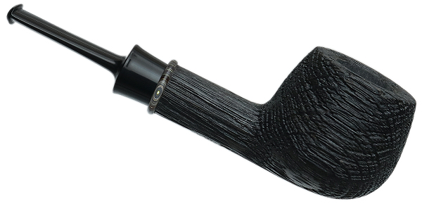 Bill Shalosky Sandblasted Morta Apple with Fordite (390)
