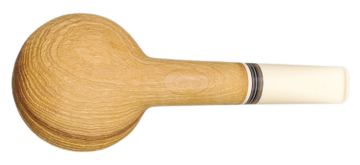 Bill Shalosky Sandblasted Olivewood Apple with Juma and Fordite