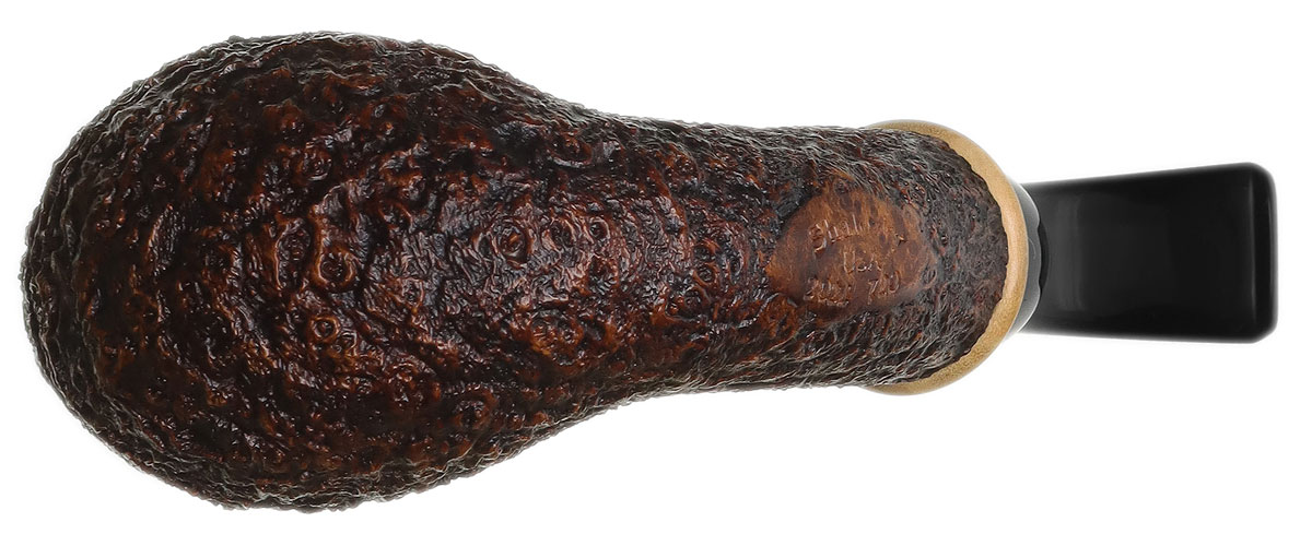 Bill Shalosky Sandblasted Bent Egg with Olivewood (720)