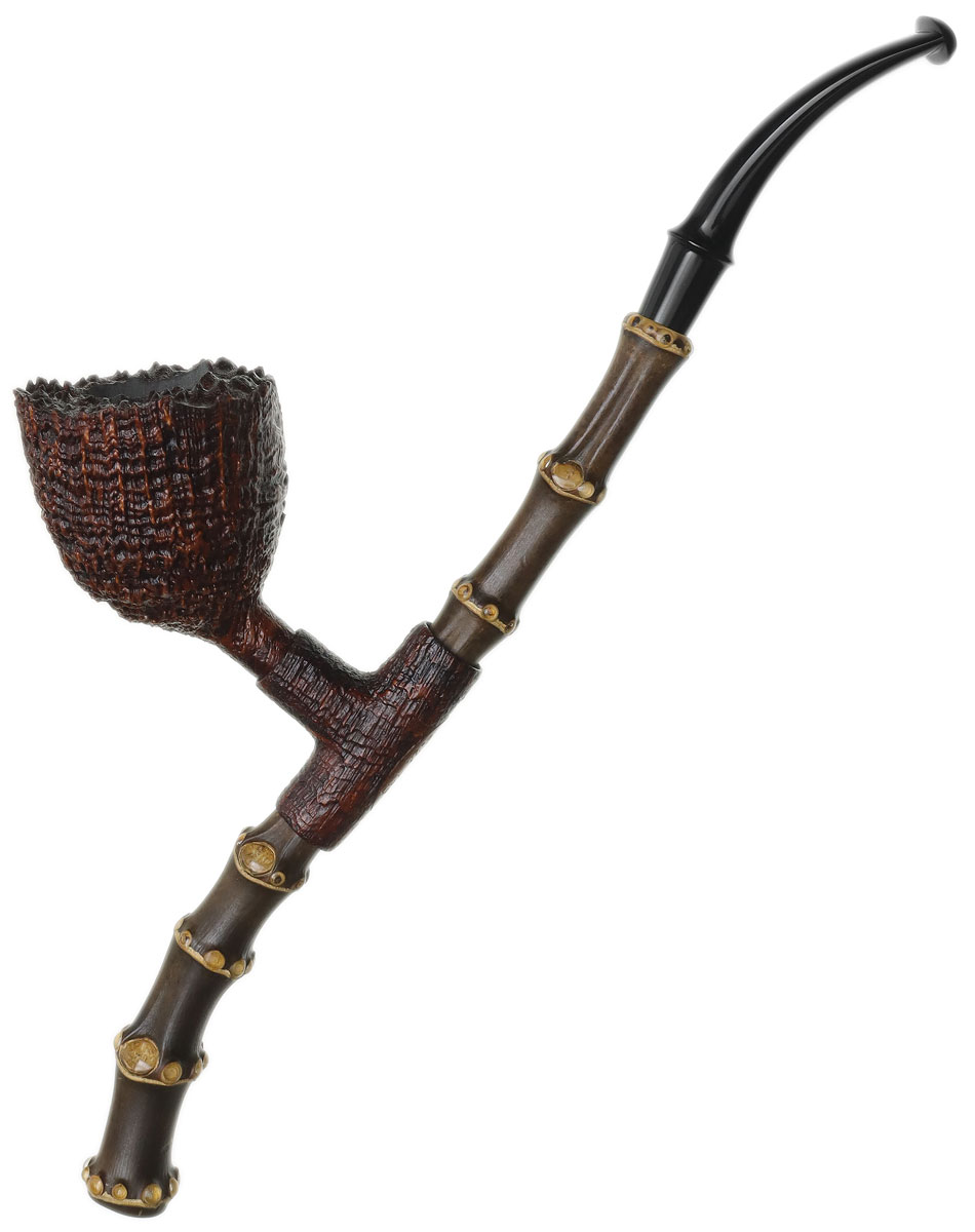 Bill Shalosky Sandblasted Bamboo Cavalier | 10th Annual Global Pipe Making Exposition | Daily Reader