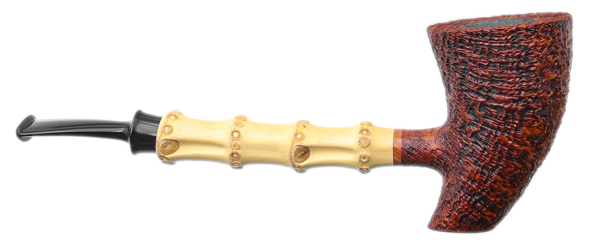 Bill Shalosky Sandblasted Pickaxe with Bamboo (741)
