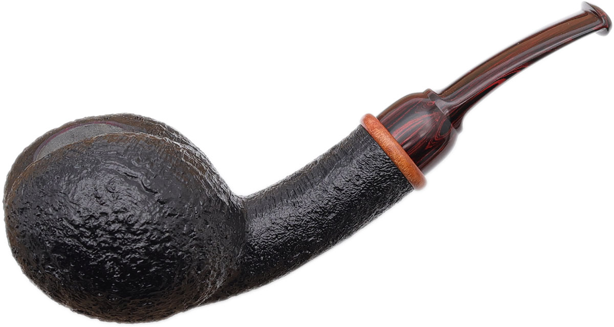 sheldia tobacco Sandblasted Erotique with Pink Ivorywood (771) Tobacco Pipe