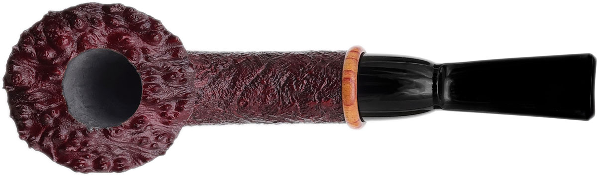 Bill Shalosky Sandblasted Bent Dublin with Tulipwood (778)