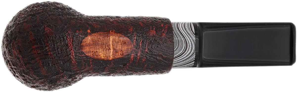 Bill Shalosky Sandblasted Billiard with Fordite (806) (2025)