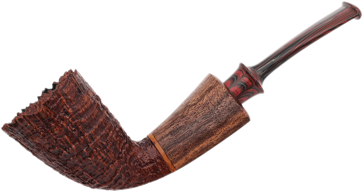 Bill Shalosky Sandblasted Bent Dublin with Patagonian Rosewood (839) (2026)