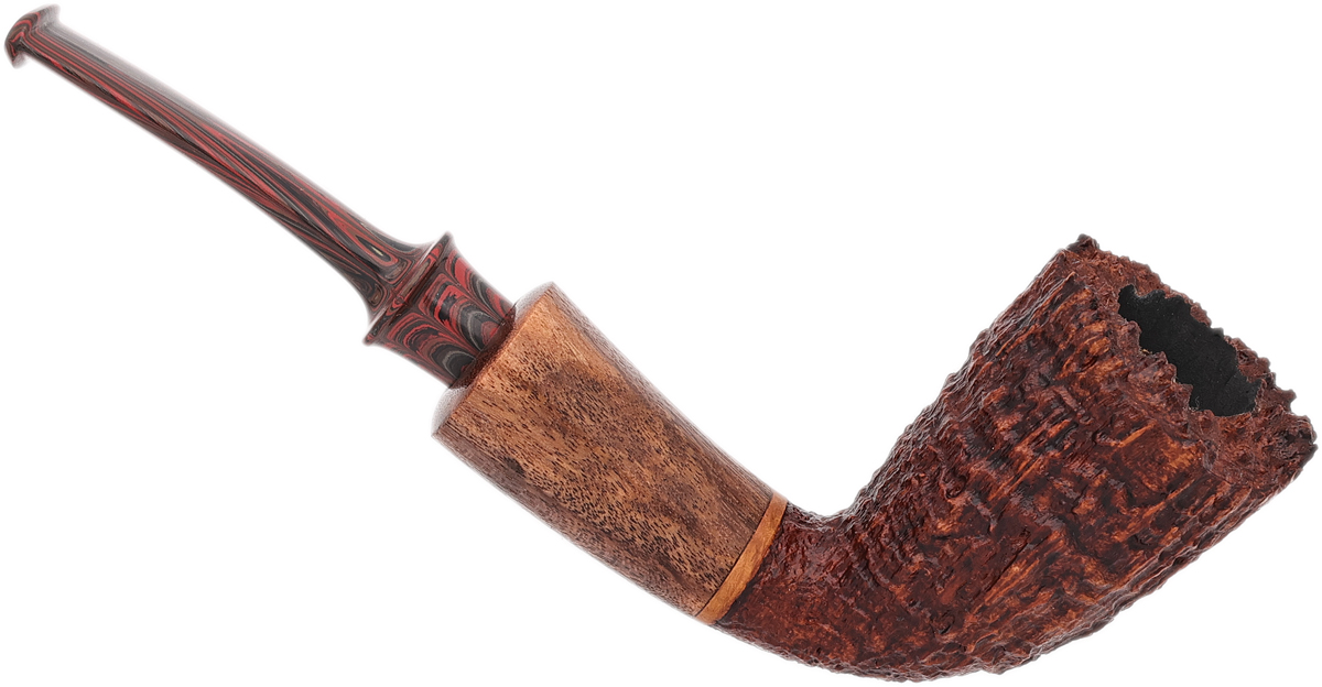 Bill Shalosky Sandblasted Bent Dublin with Patagonian Rosewood (839) (2026)