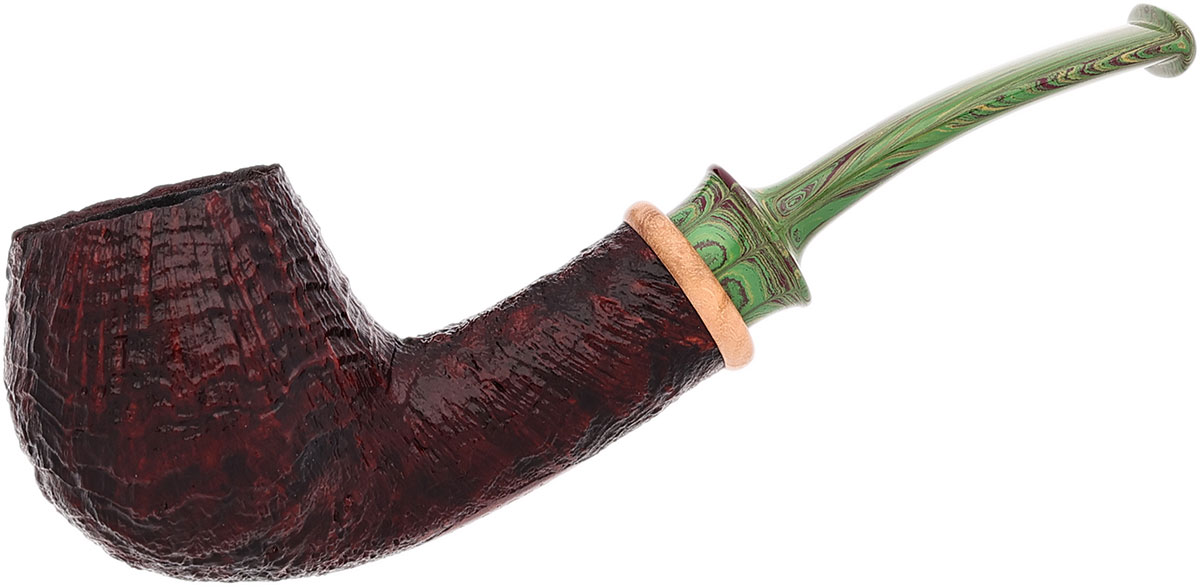 Bill Shalosky Sandblasted Bent Apple with Olivewood (845) (2026)