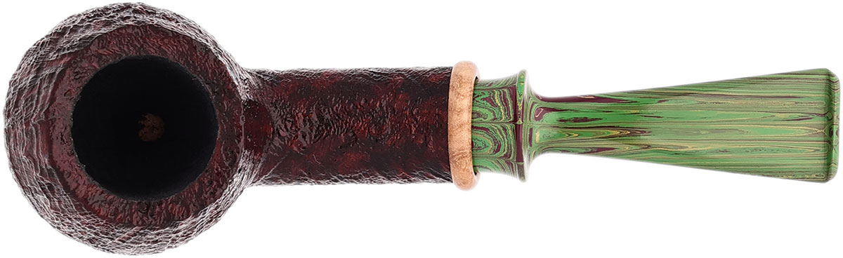 Bill Shalosky Sandblasted Bent Apple with Olivewood (845) (2026)