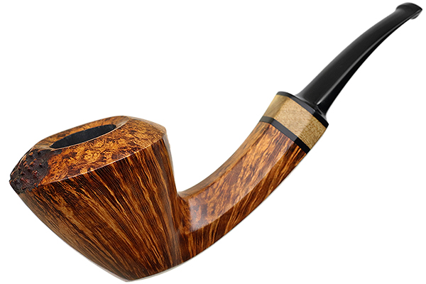 Jared Coles Smooth Bent Dublin with Orange Wood (1603)