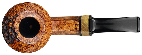 Jared Coles Smooth Bent Dublin with Orange Wood (1603)