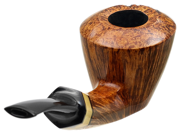 Jared Coles Smooth Bent Dublin with Orange Wood (1603)