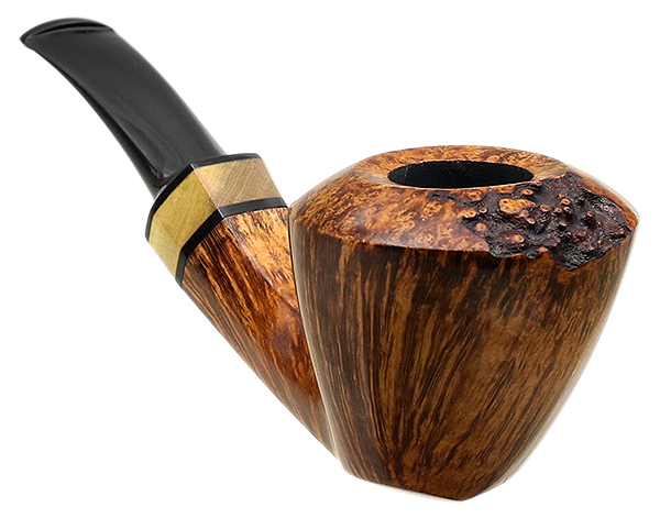 Jared Coles Smooth Bent Dublin with Orange Wood (1603)