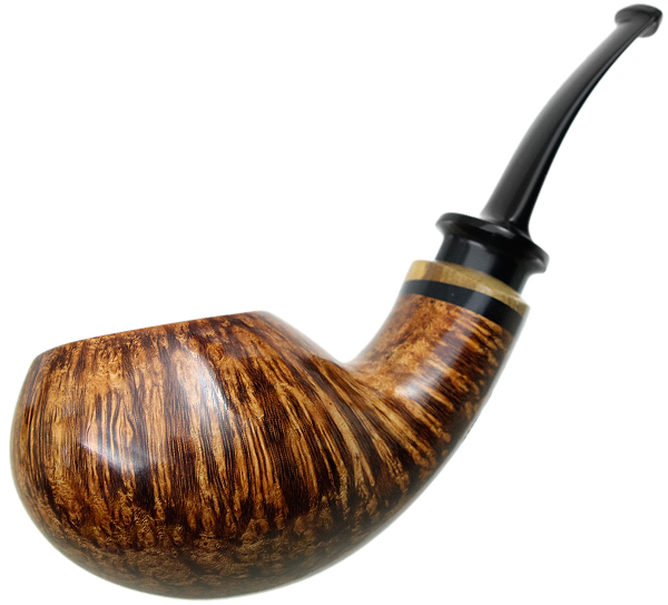 Jared Coles Smooth Asymmetric Tomato with Orange and Ebony (1642)