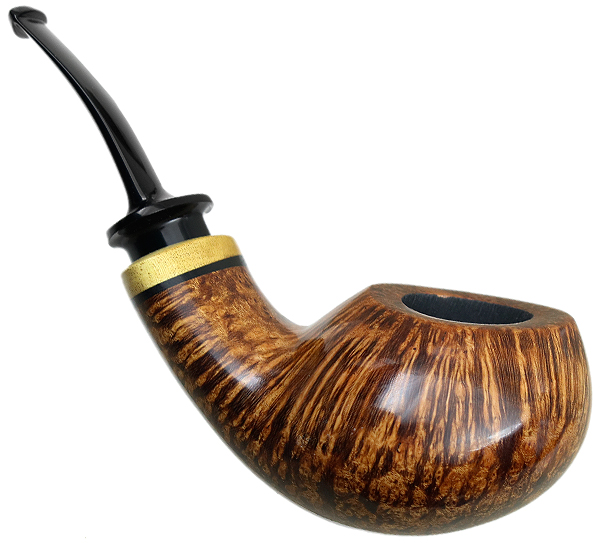 Jared Coles Smooth Asymmetric Tomato with Orange and Ebony (1642)