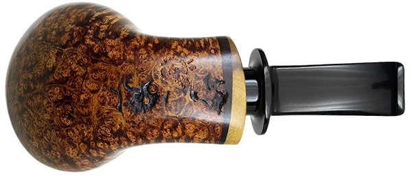 Jared Coles Smooth Asymmetric Tomato with Orange and Ebony (1642)