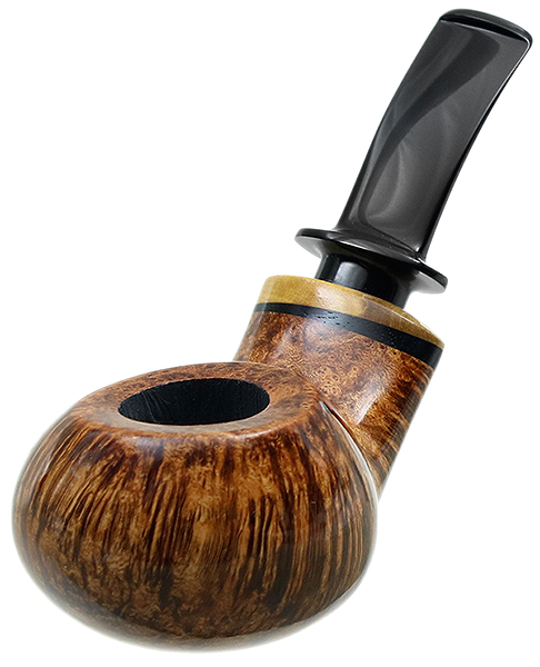 Jared Coles Smooth Asymmetric Tomato with Orange and Ebony (1642)