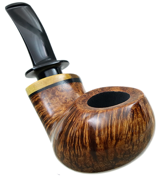 Jared Coles Smooth Asymmetric Tomato with Orange and Ebony (1642)