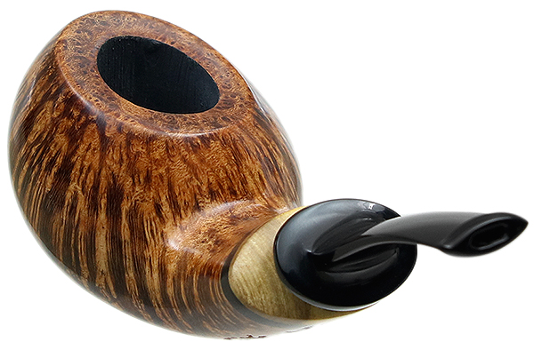 Jared Coles Smooth Asymmetric Tomato with Orange and Ebony (1642)