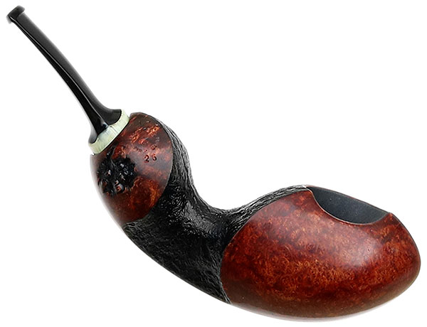Jared Coles Partially Sandblasted Blowfish with Bakelite (1725)