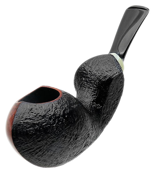 Jared Coles Partially Sandblasted Blowfish with Bakelite (1725)