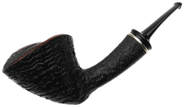 Jared Coles Sandblasted Bent Dublin with Silver (1741)