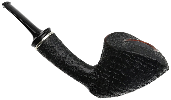 Jared Coles Sandblasted Bent Dublin with Silver (1741)