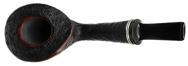 Jared Coles Sandblasted Bent Dublin with Silver (1741)