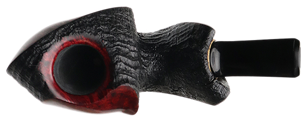 Jared Coles Partially Sandblasted Blowfish with Oak Wood (1826)