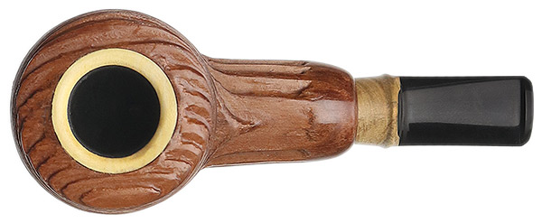Jared Coles Sandblasted Redwood Billiard with Orangewood (1830) (with Tamper)