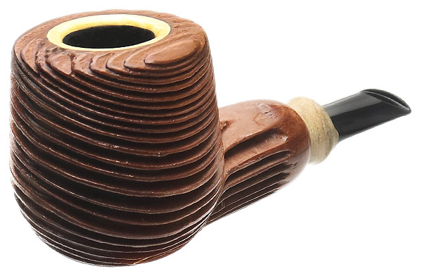 Jared Coles Sandblasted Redwood Billiard with Orangewood (1830) (with Tamper)