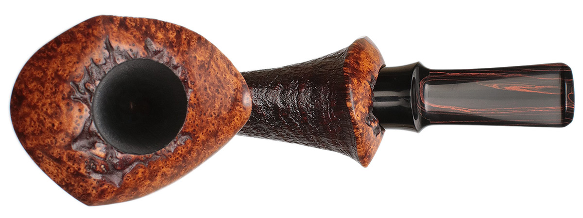 Partially Sandblasted Stallion Tobacco Pipe