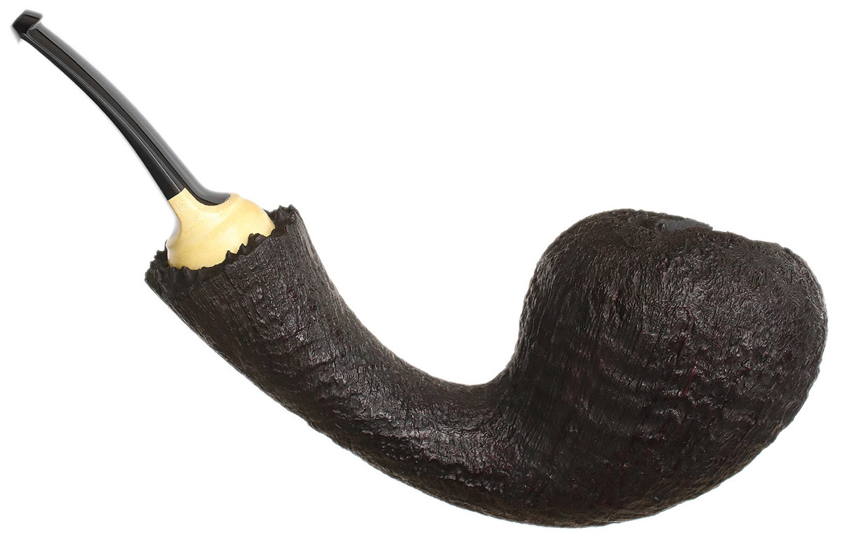 Jared Coles Sandblasted Acorn with Orange Wood