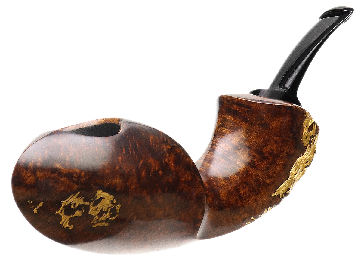 Jared Coles Smooth Blowfish with Gold Leaf