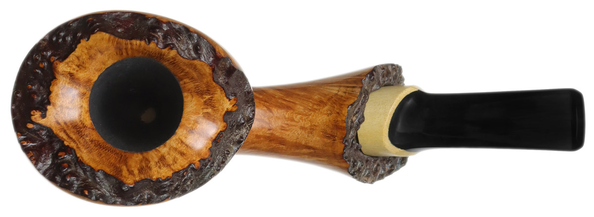 Smooth Acorn with Orangewood (Oak) Tobacco Pipe