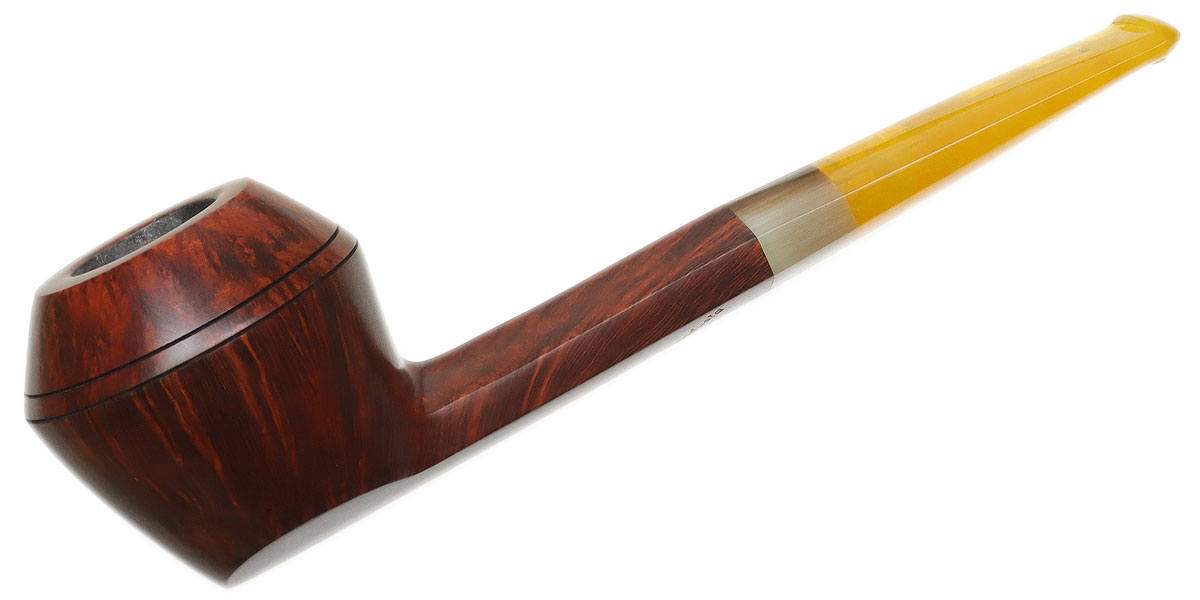 Manduela Smooth Bulldog with Horn and Cultured Amber