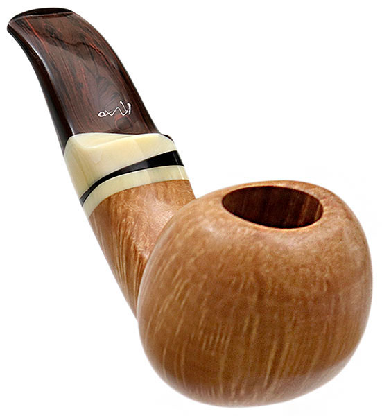 Tao Smooth Bent Apple with Antique Whale Tooth