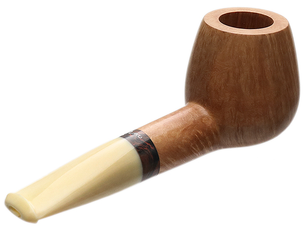 Tao Smooth Natural Brandy with Antique Whale Tooth Stem