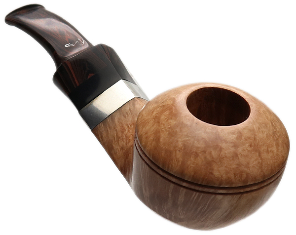 Tao Smooth Natural Bent Bulldog with Silver
