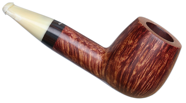 Tao Smooth Billiard with Antique Whale Tooth Stem