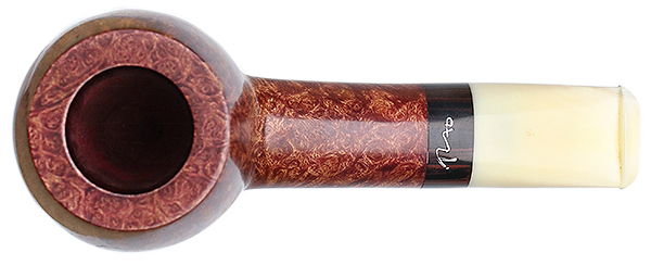 Tao Smooth Billiard with Antique Whale Tooth Stem