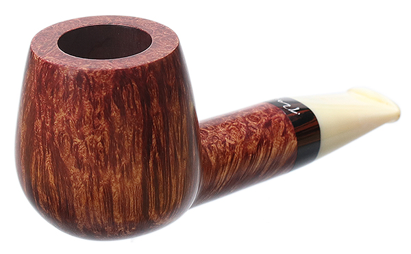 Tao Smooth Billiard with Antique Whale Tooth Stem