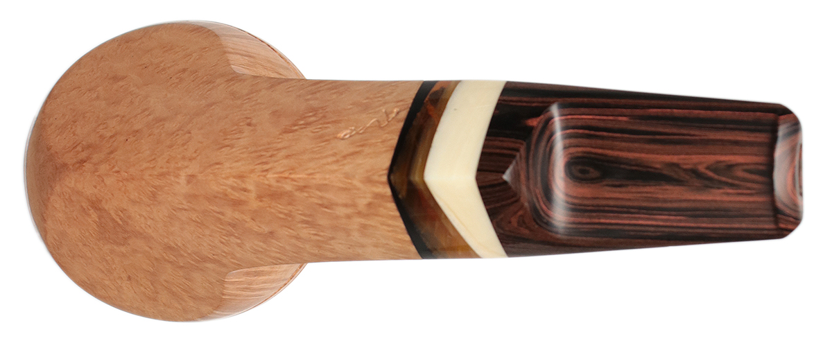 Tao Smooth Natural Bulldog with Silver and Antique Whale Tooth