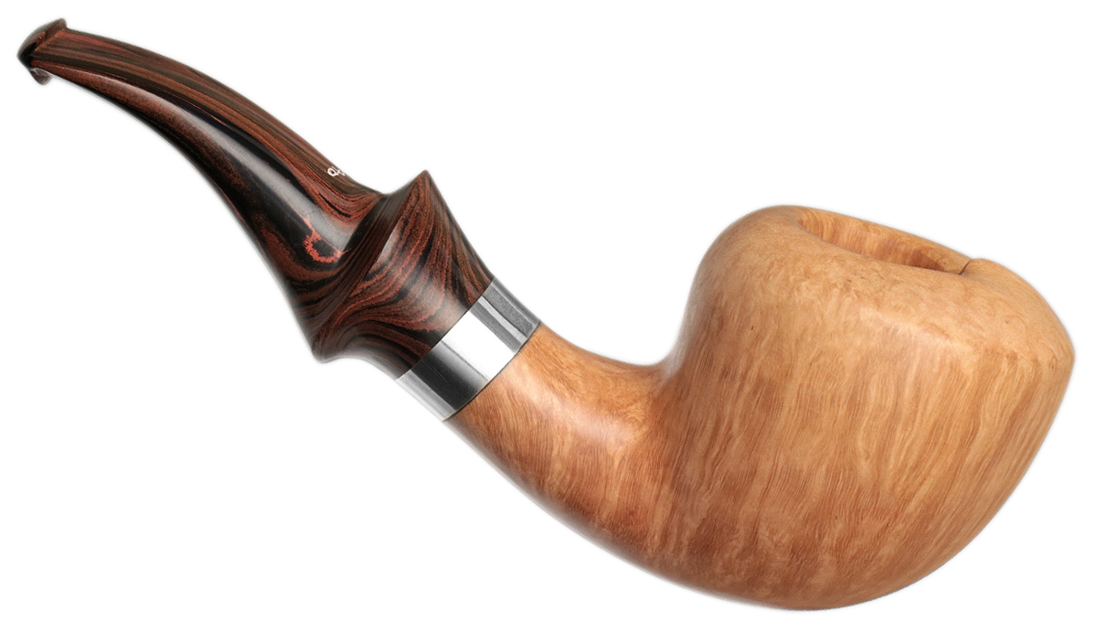 Tao Smooth Natural Acorn with Silver