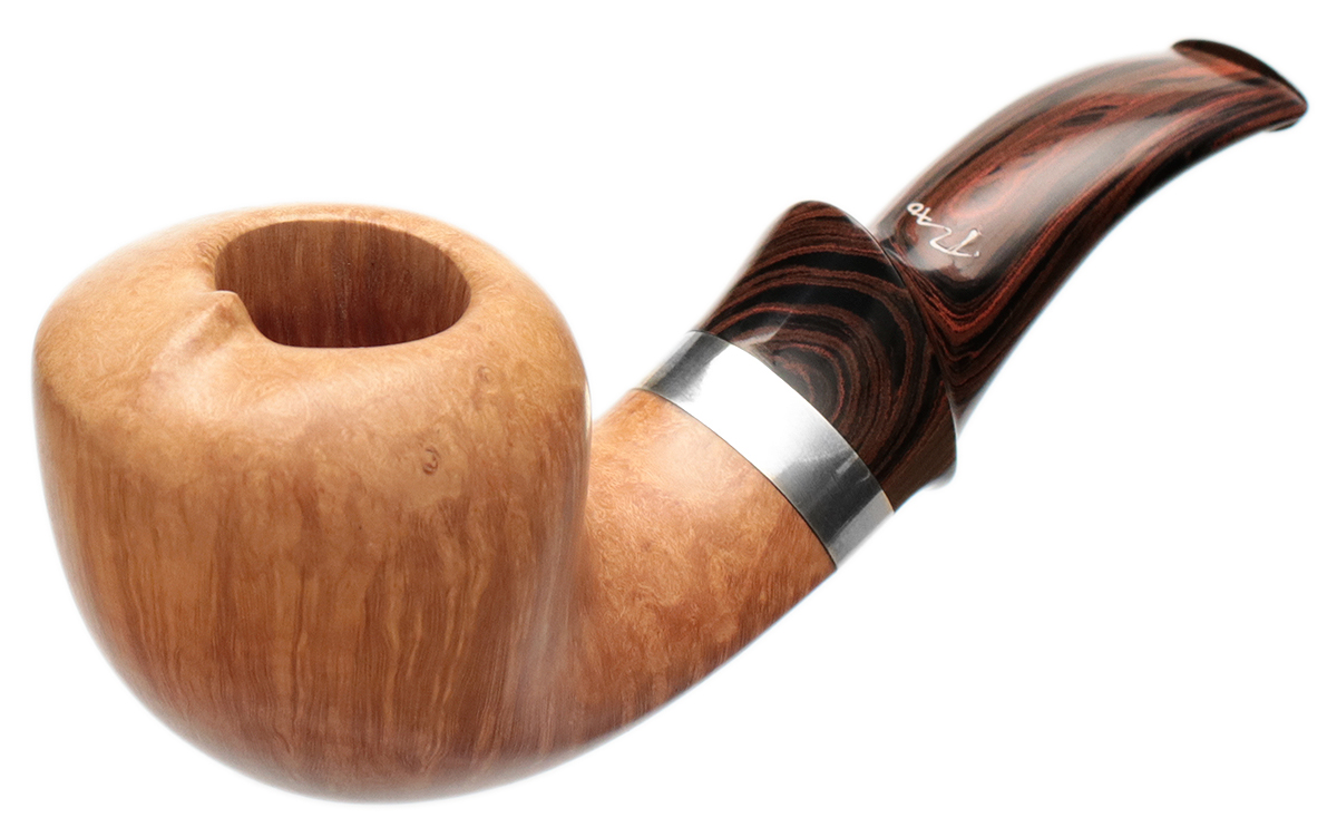 Tao Smooth Natural Acorn with Silver