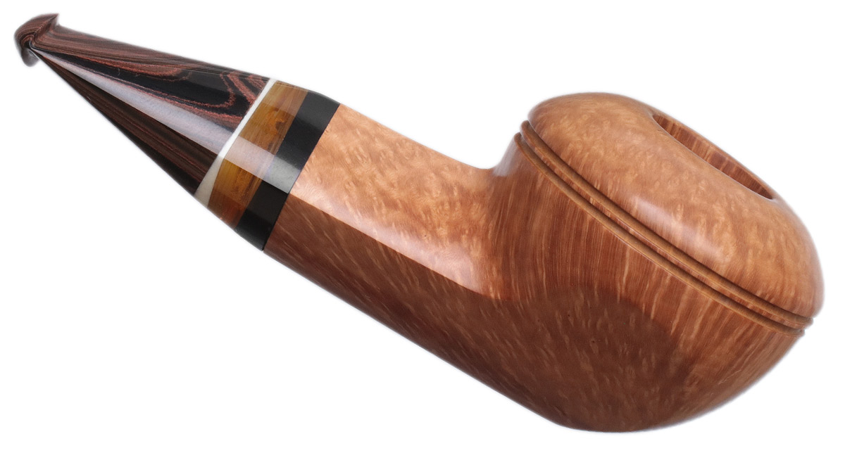 Tao Smooth Natural Bulldog with Antique Whale Tooth