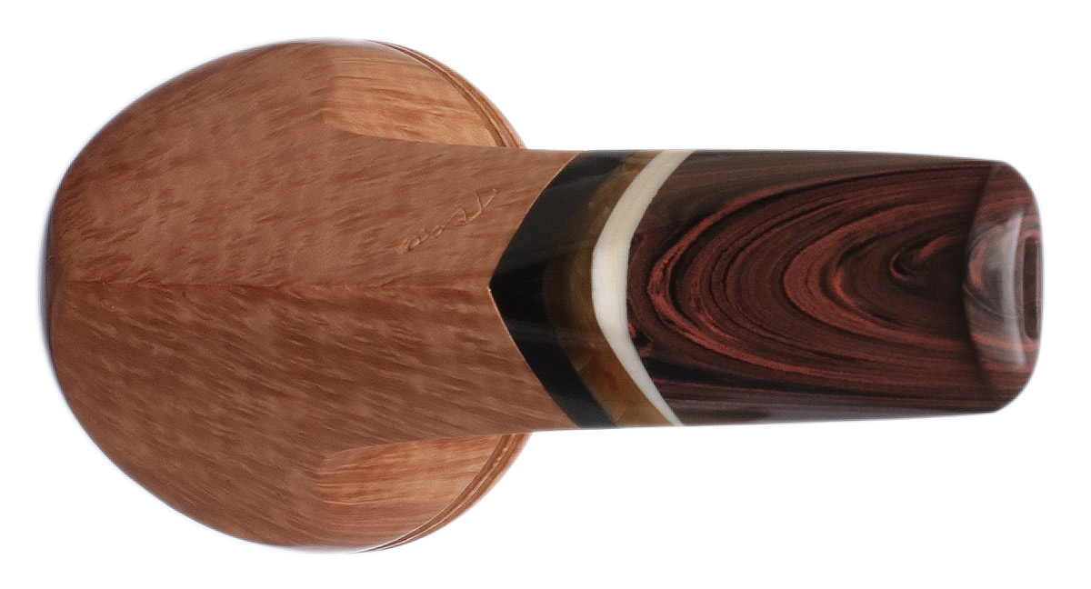 Tao Smooth Natural Bulldog with Antique Whale Tooth
